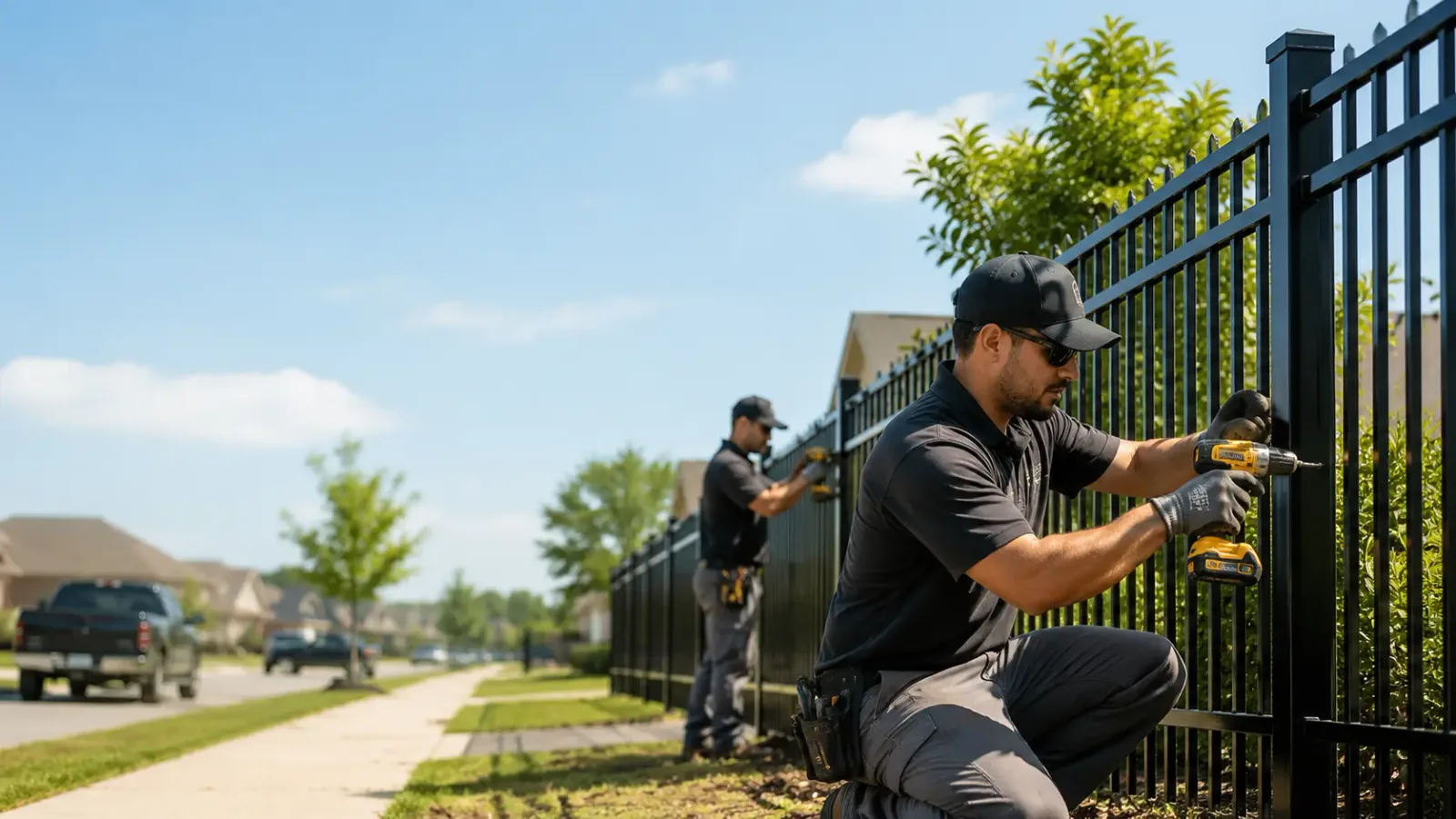 Metal Fence Installation in Danube, MN